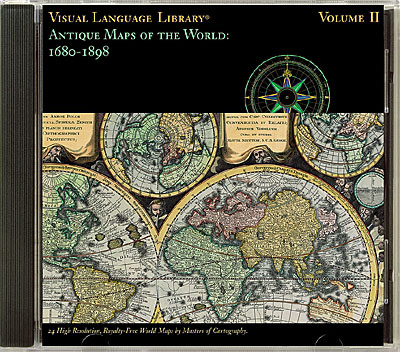 Antique Maps of the World: 1680-1898